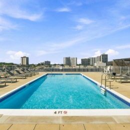 Sparkling swimming pool